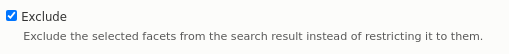 screenshot of exclude checkbox